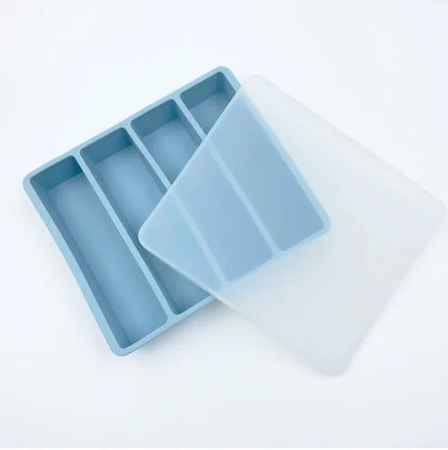 bandeja gigante de silicone para congelamento de alimentos