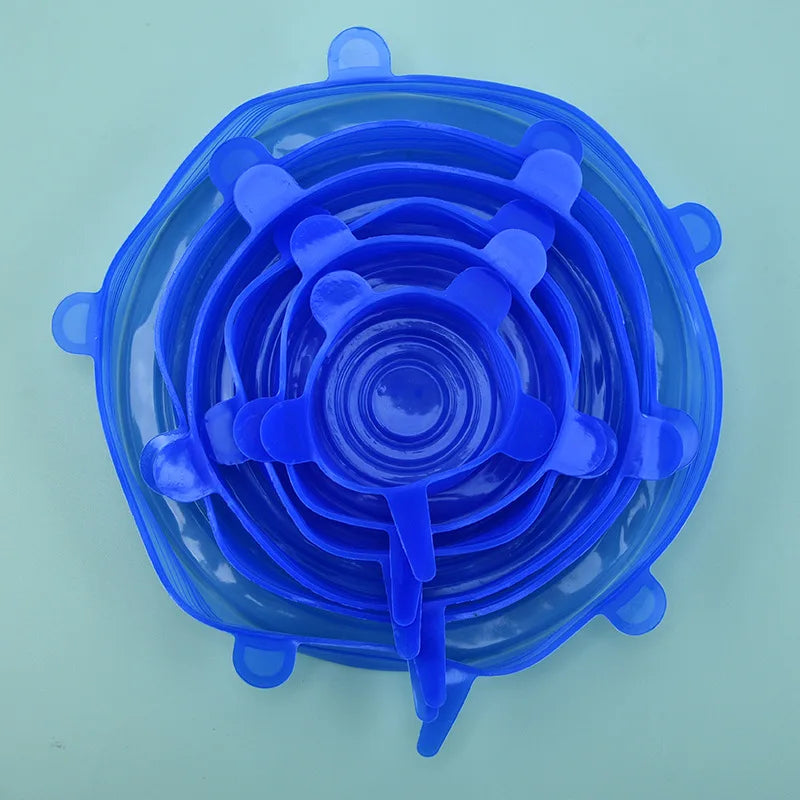 Seal and Store! Flexible Silicone Lids for Fridge and Kitchen Use
