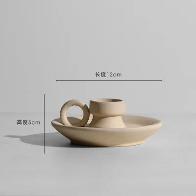 Nordic Minimalist Ceramic Tabletop Vase Ornaments Dried Flower Arrangement Creative Irregular Art Living Room Vases Decoration