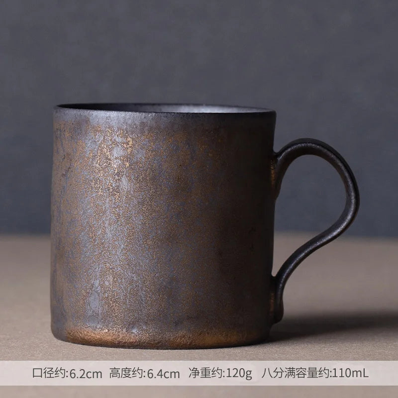 Japanese Style Tea Cup and Saucer – Retro Elegant Set