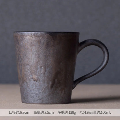 Japanese Style Tea Cup and Saucer – Retro Elegant Set