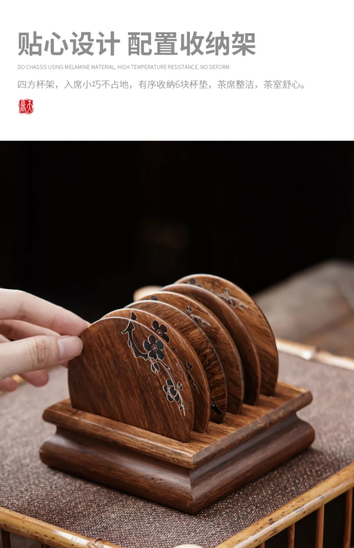 EcoZen Table Coasters – Minimalist Design, Everyday Elegance