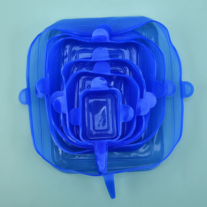 Seal and Store! Flexible Silicone Lids for Fridge and Kitchen Use