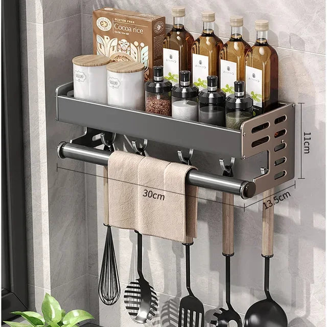 Space-Saving Wall Solution for Condiments