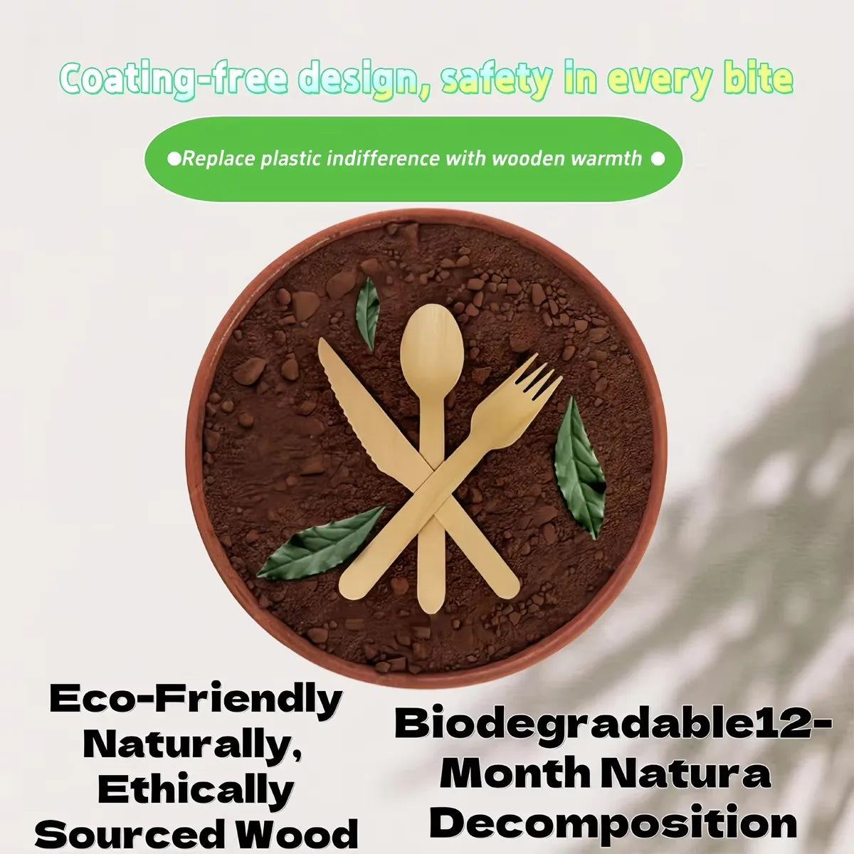 EcoWood Essentials – Sustainable Disposable Wooden Cutlery