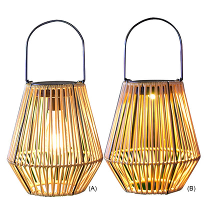 Lanterna solar de rattan SolaraWeave