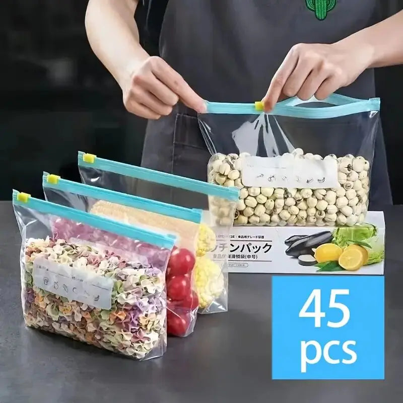Sacos de Silicone Reutilizáveis – Mantém Alimentos Frescos