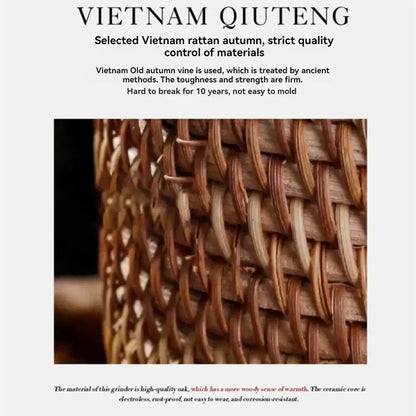 Handmade Rattan Placemat for Natural Dining Decor