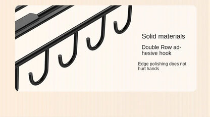 "SpaceSaver Hanging Rack – Sleek Under-Cabinet Storage for Pots, Covers & Kitchen Tools