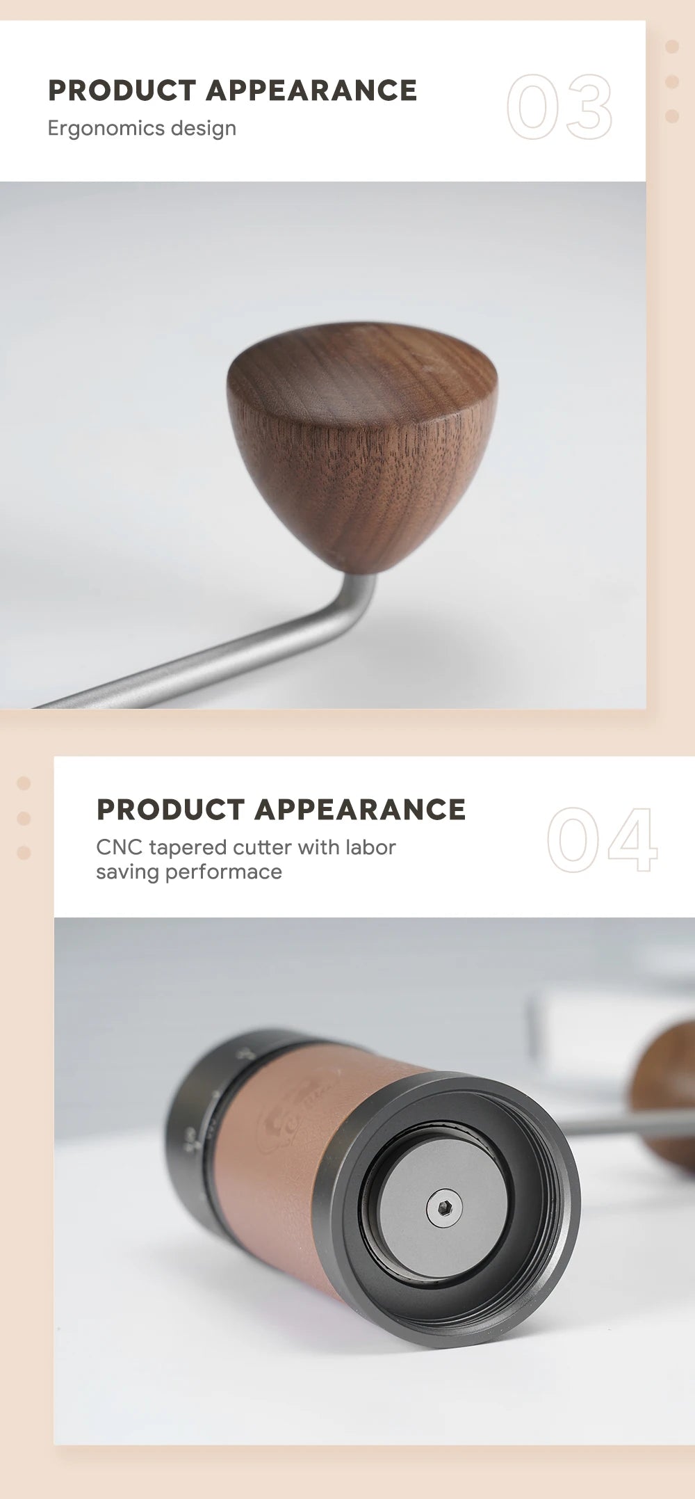 PrecisionBrew™ Manual Coffee Grinder