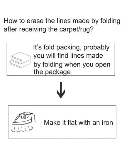 VIKAMA Circular Minimalist Light Luxury Carpet Minimalist Style Sofa Carpet Living Room Home Decoration Washable Floor Mat