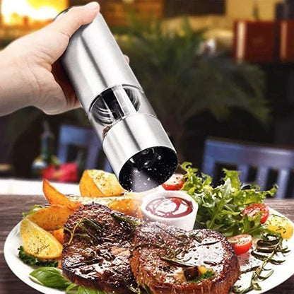 Electric Salt &amp; Pepper Grinder Set