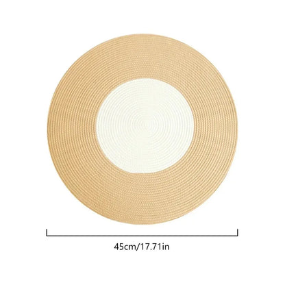Handmade Round Rug Jute Carpets Woven Rattan Carpet With Tassel for Bedroom Living Room Vintage Linen Cotton Floor Mats