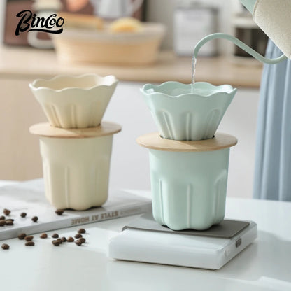 Ceramic Coffee Dripper V01 with Reusable Filter Stand