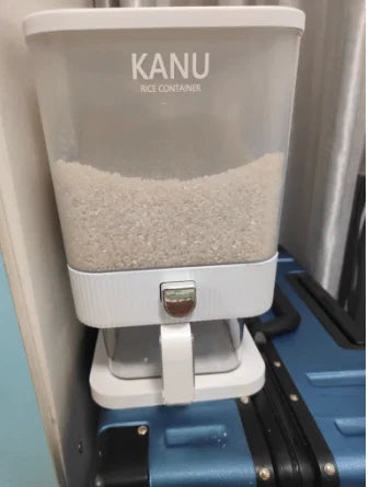Sealed Rice Storage Container Easy Dispense Kitchen Box