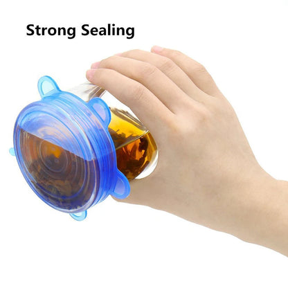 Seal and Store! Flexible Silicone Lids for Fridge and Kitchen Use