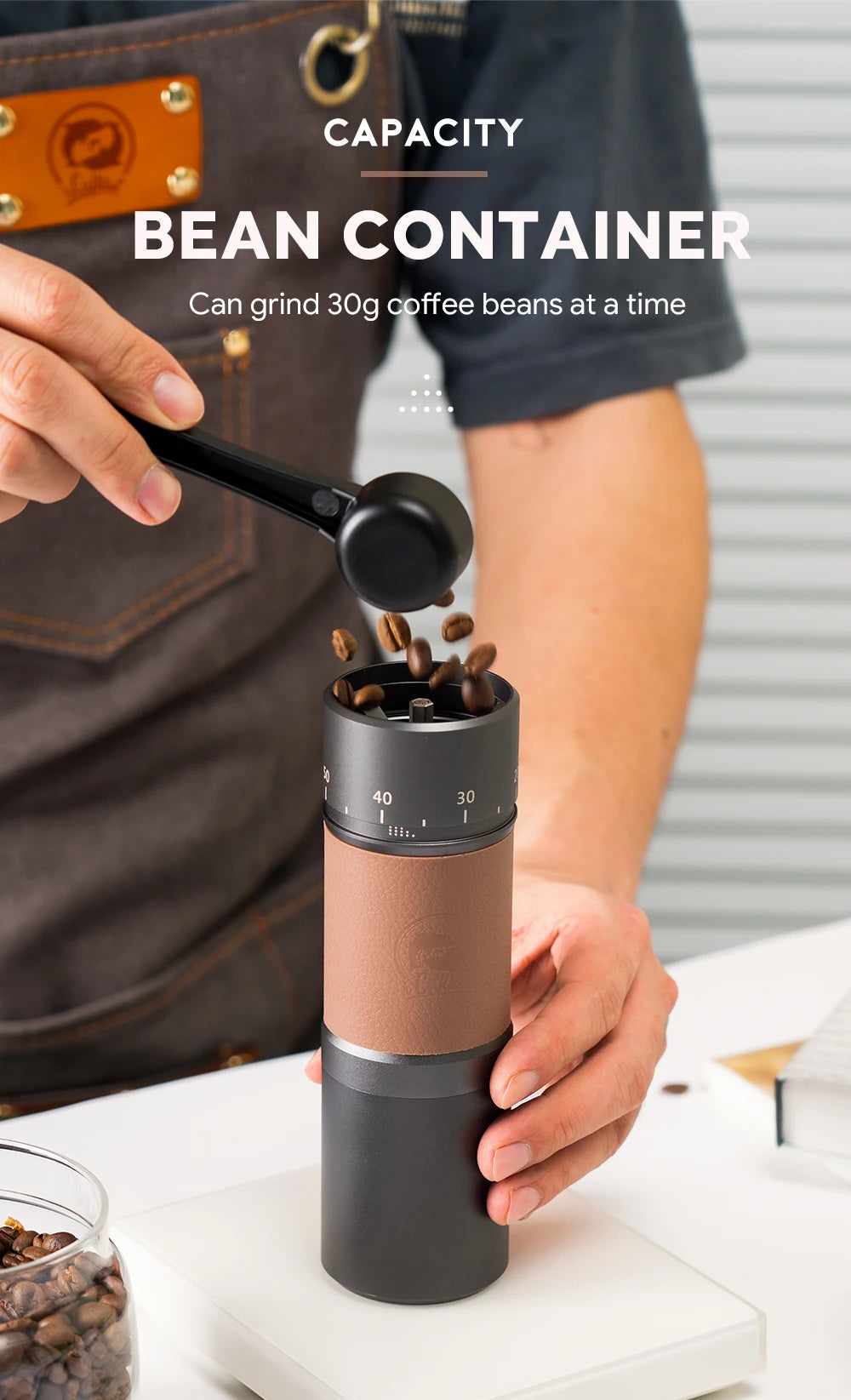 PrecisionBrew™ Manual Coffee Grinder