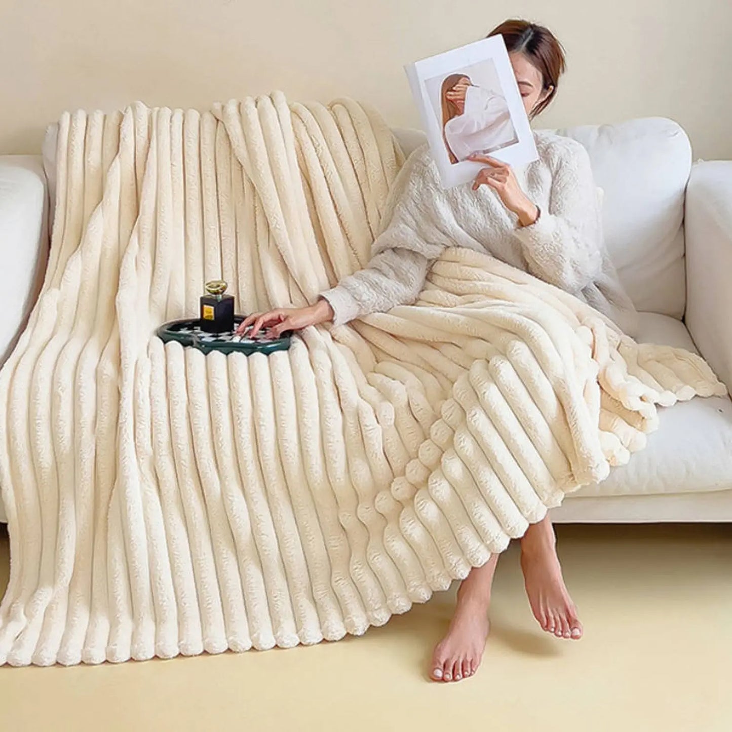 Cobertor Fleece Macio – Aquece Sem Peso e Confortável