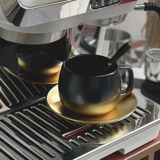 280ml Luxury Ceramic Coffee Cup and Saucer Set