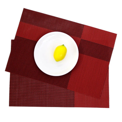Elegance Weave Heat-Resistant Placemats