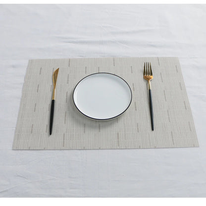 Elegance Weave Heat-Resistant Placemats