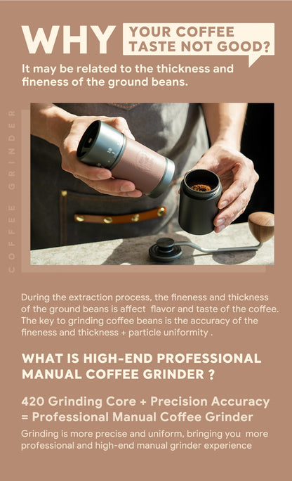 PrecisionBrew™ Manual Coffee Grinder