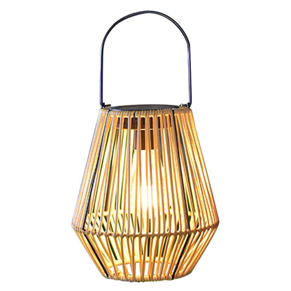 Lanterna solar de rattan SolaraWeave