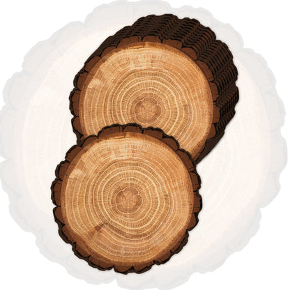 Rustic Tree-Shaped Placemats Set