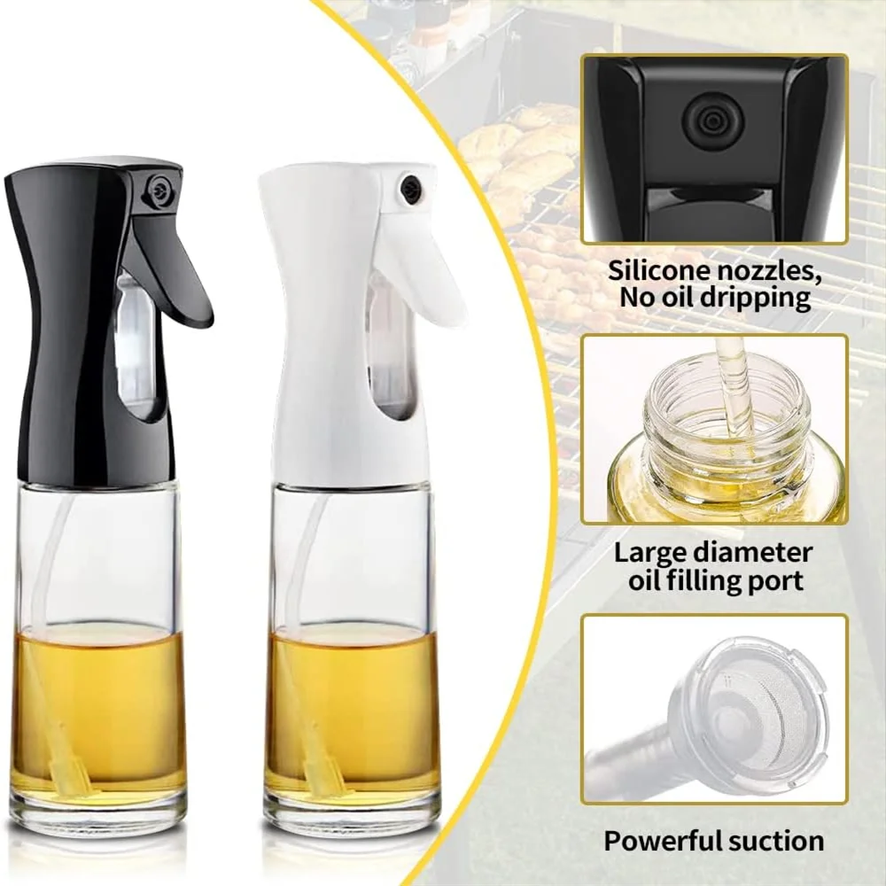 "Mist & Masterpiece – Reusable Oil Spray Bottle for Effortless Cooking"