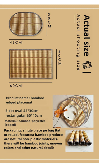 Nordic Bamboo Woven Placemat