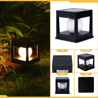 Solar Post Cap Light Easy Outdoor Lighting No Wiring