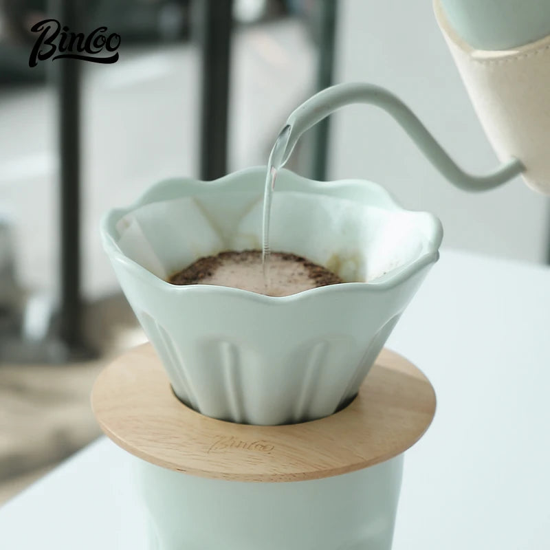 Ceramic Coffee Dripper V01 with Reusable Filter Stand