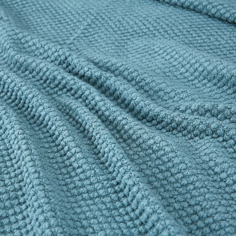 Soft Sofa Blanket Nordic Knitted Blankets Bed Sheet Decor Shawl Sofa Cover with Tassels Scarf Sofa Throw Blanket Drop Shipping