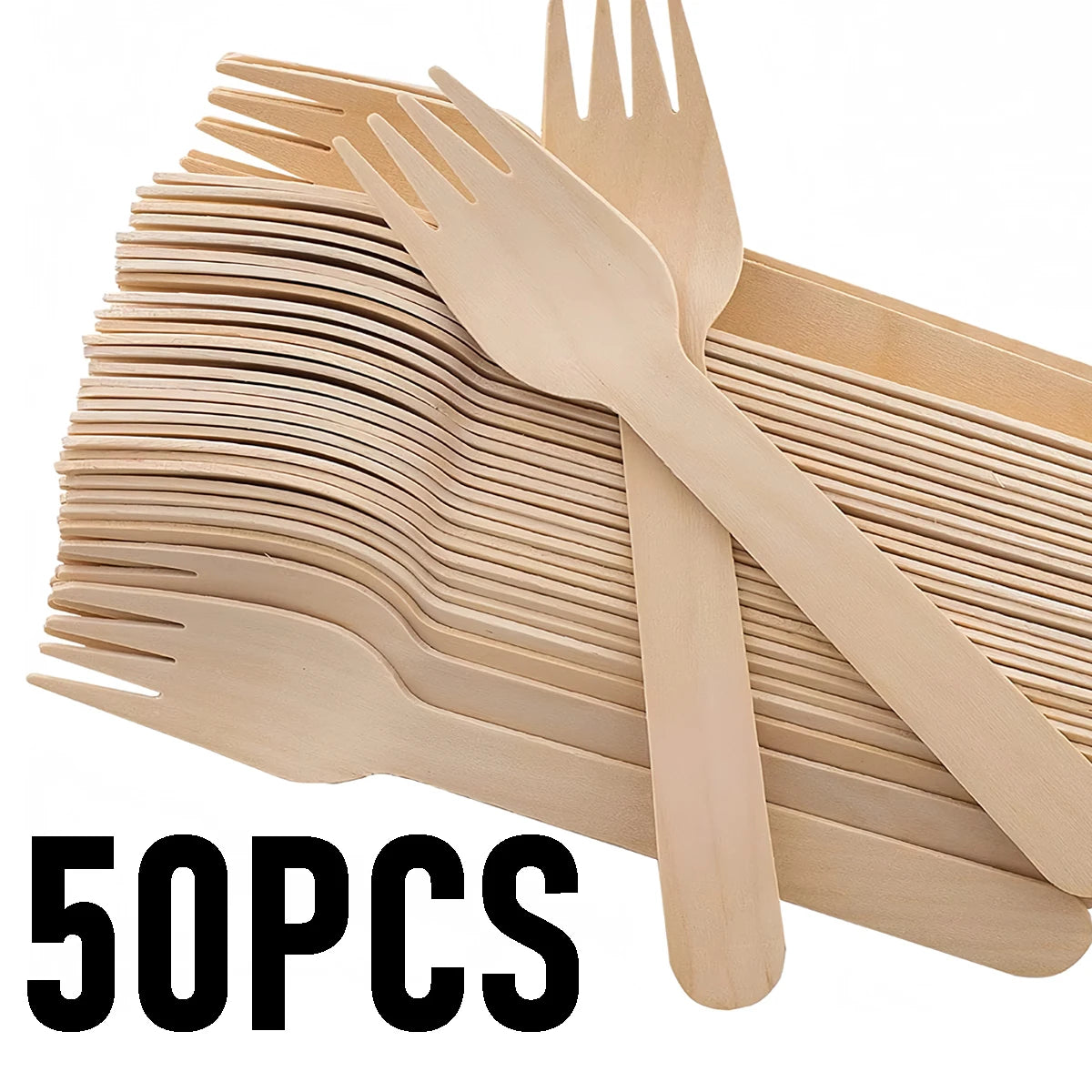 EcoWood Essentials – Sustainable Disposable Wooden Cutlery