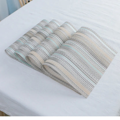 Elegance Weave Heat-Resistant Placemats
