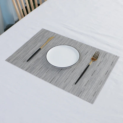 Elegance Weave Heat-Resistant Placemats