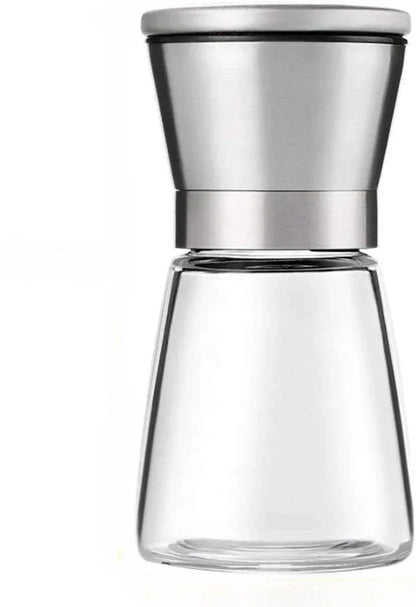 1/2pcs Manual Salt Pepper Grinder Pepper Grinder Salt Grinder Stainless Steel Salt and Pepper Shakers Kitchen Mills Accessories