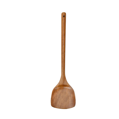 Wooden Kitchen Spatula Rice Ladle Soup Spoon Kitchen Cooking Tools Natural Wood Is Safe And Durable For Home Kitchens
