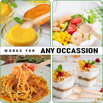 EcoWood Essentials – Sustainable Disposable Wooden Cutlery