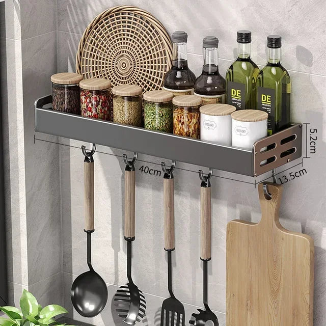 Space-Saving Wall Solution for Condiments