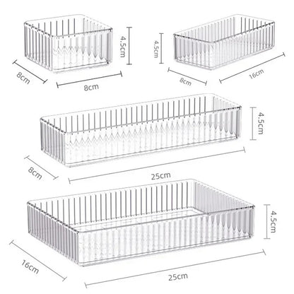 ClearNest Modular Drawer Organiser Set