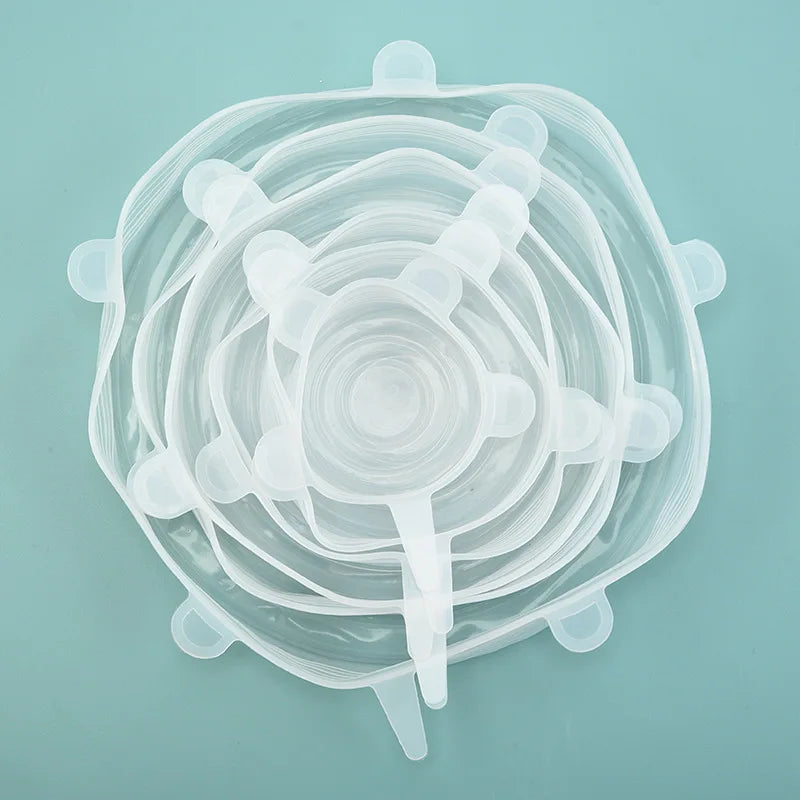 Seal and Store! Flexible Silicone Lids for Fridge and Kitchen Use