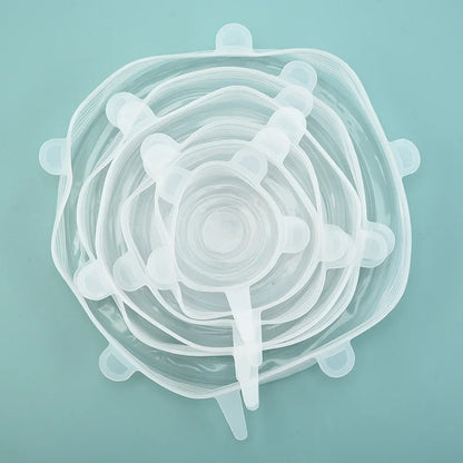 Seal and Store! Flexible Silicone Lids for Fridge and Kitchen Use