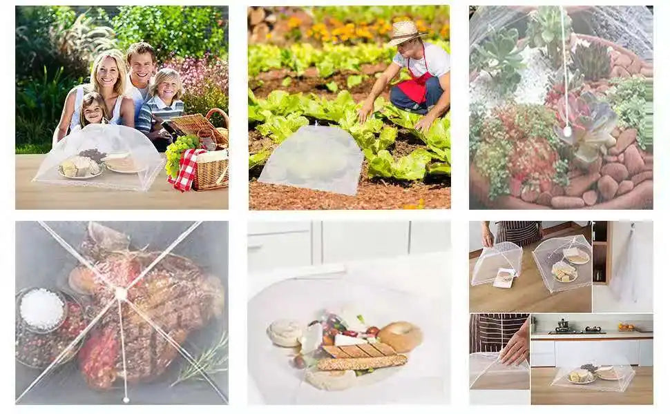 Tenda Protetora para Alimentos – Dobre, Abra e Mantenha Insetos Longe!