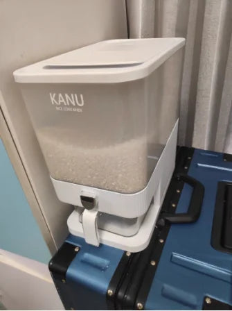 Sealed Rice Storage Container Easy Dispense Kitchen Box