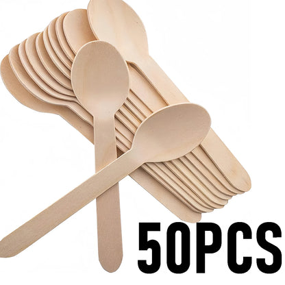 EcoWood Essentials – Sustainable Disposable Wooden Cutlery