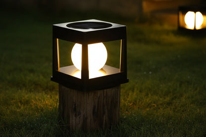 Solar Post Cap Light Easy Outdoor Lighting No Wiring