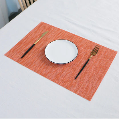 Elegance Weave Heat-Resistant Placemats