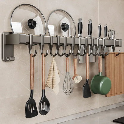 "No Drills, No Mess – Sleek Floating Shelf for All Your Kitchen Essentials