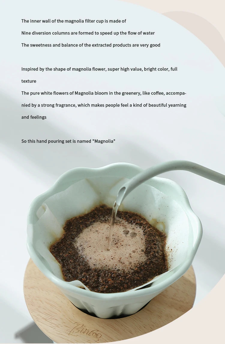 Ceramic Coffee Dripper V01 with Reusable Filter Stand